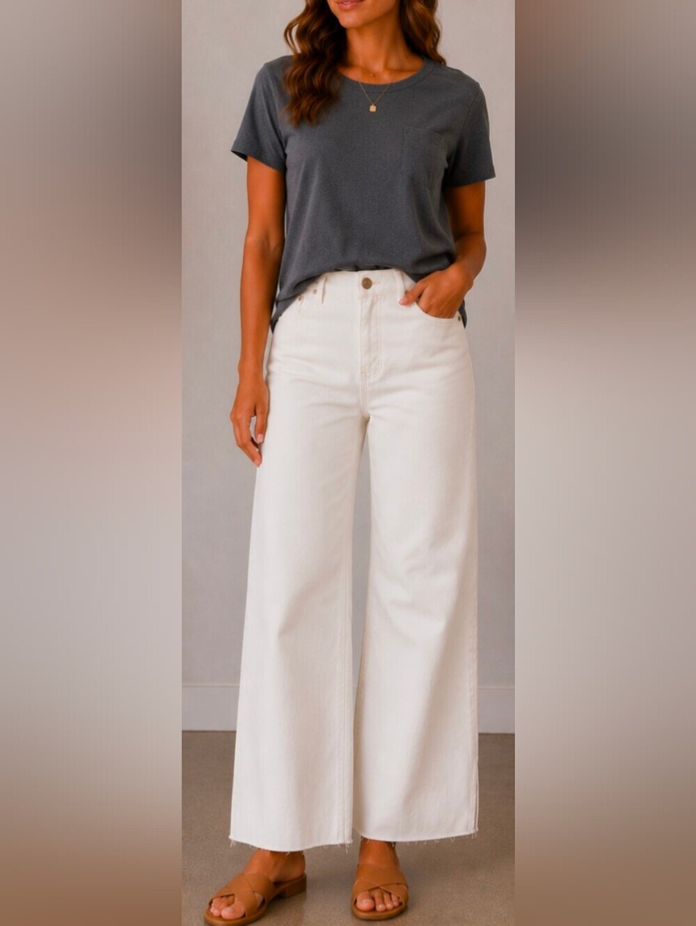 KUT High Rise Fab Ab Wide Leg Meg Jeans